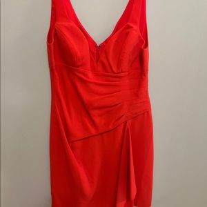Red BCBG cocktail dress